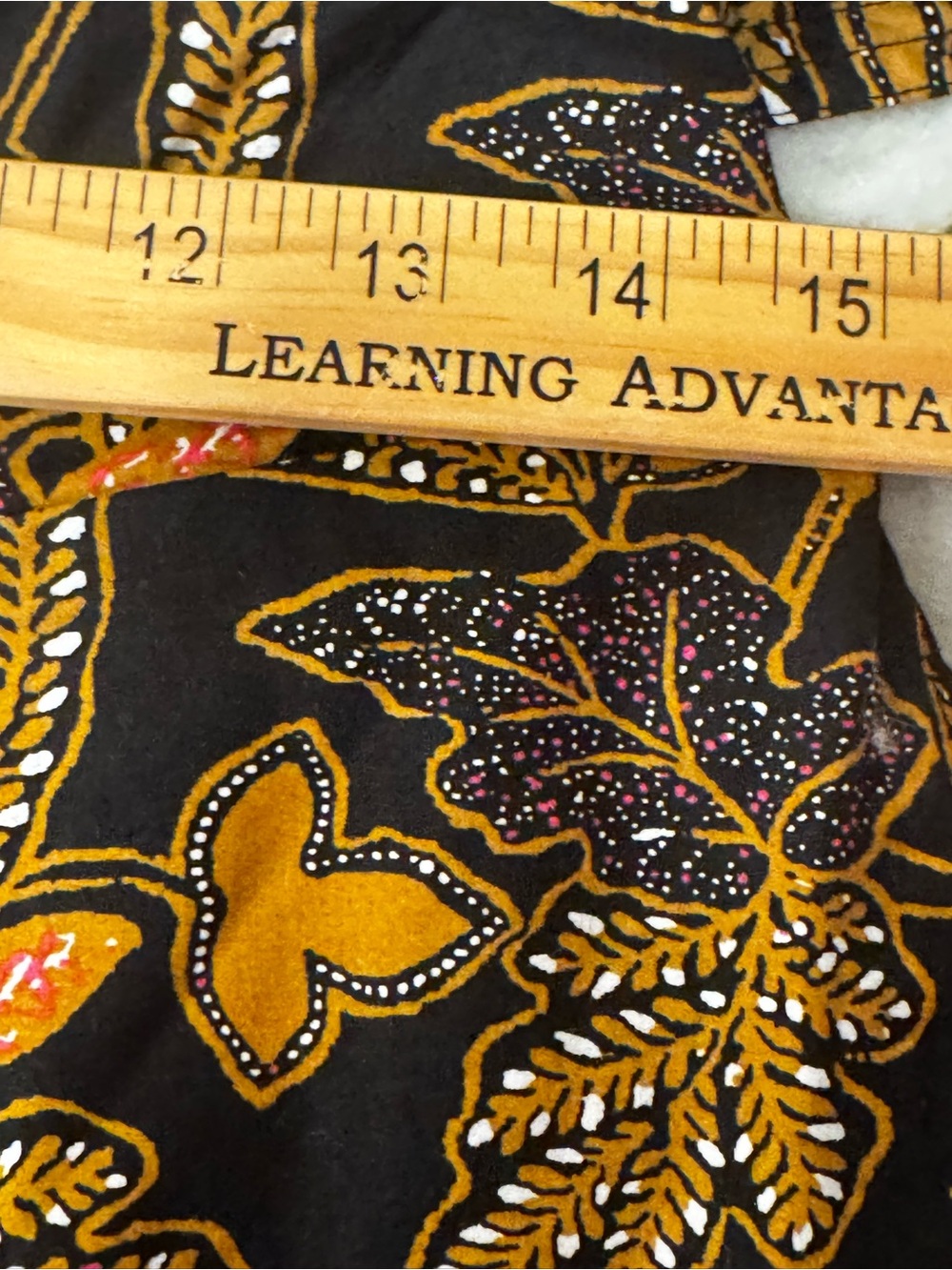 Cleobella Black Maxi Wrap Skirt w/ Floral Block Print 100% Organic Cotton - Picture 3 of 6